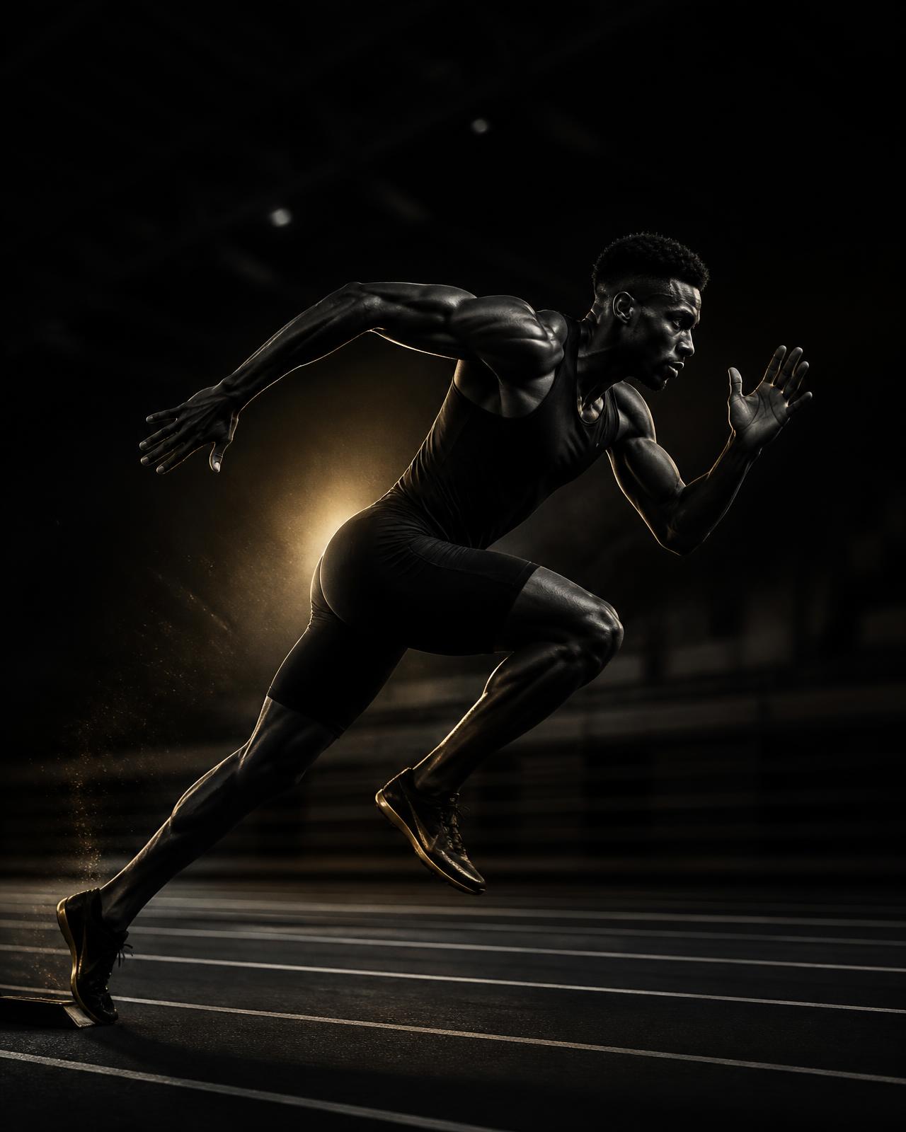 Sprint à l'entraînement